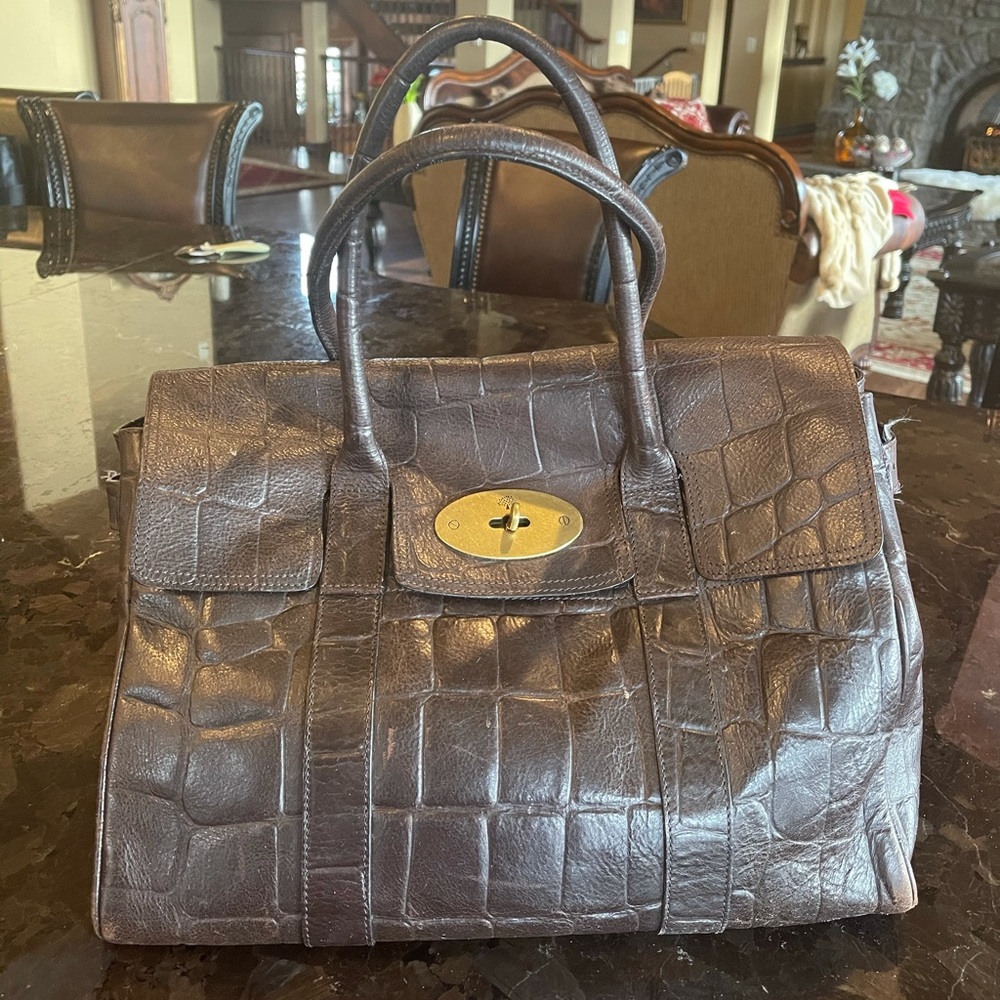 Mulberry classic Bayswater Bag with Makeup bag!